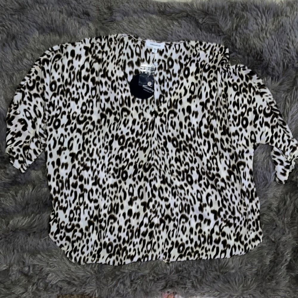 Animal print top